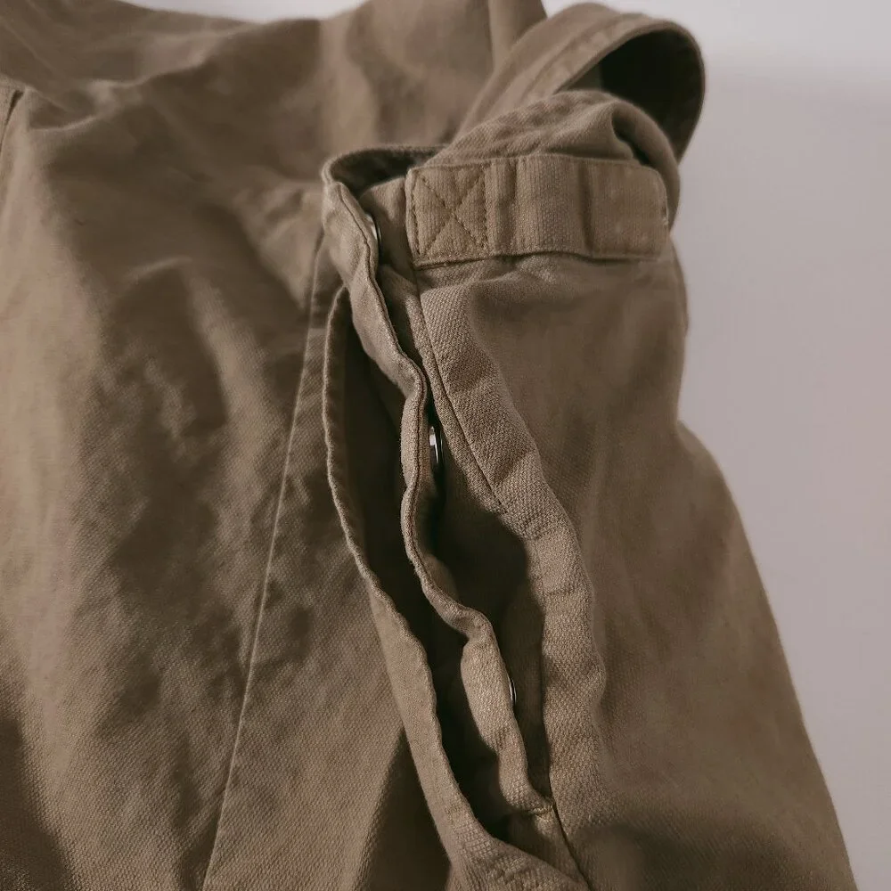 Eileen Fisher Womens Organic Cotton Hemp Overalls XL Utility Minimalist - Picture 12 of 16